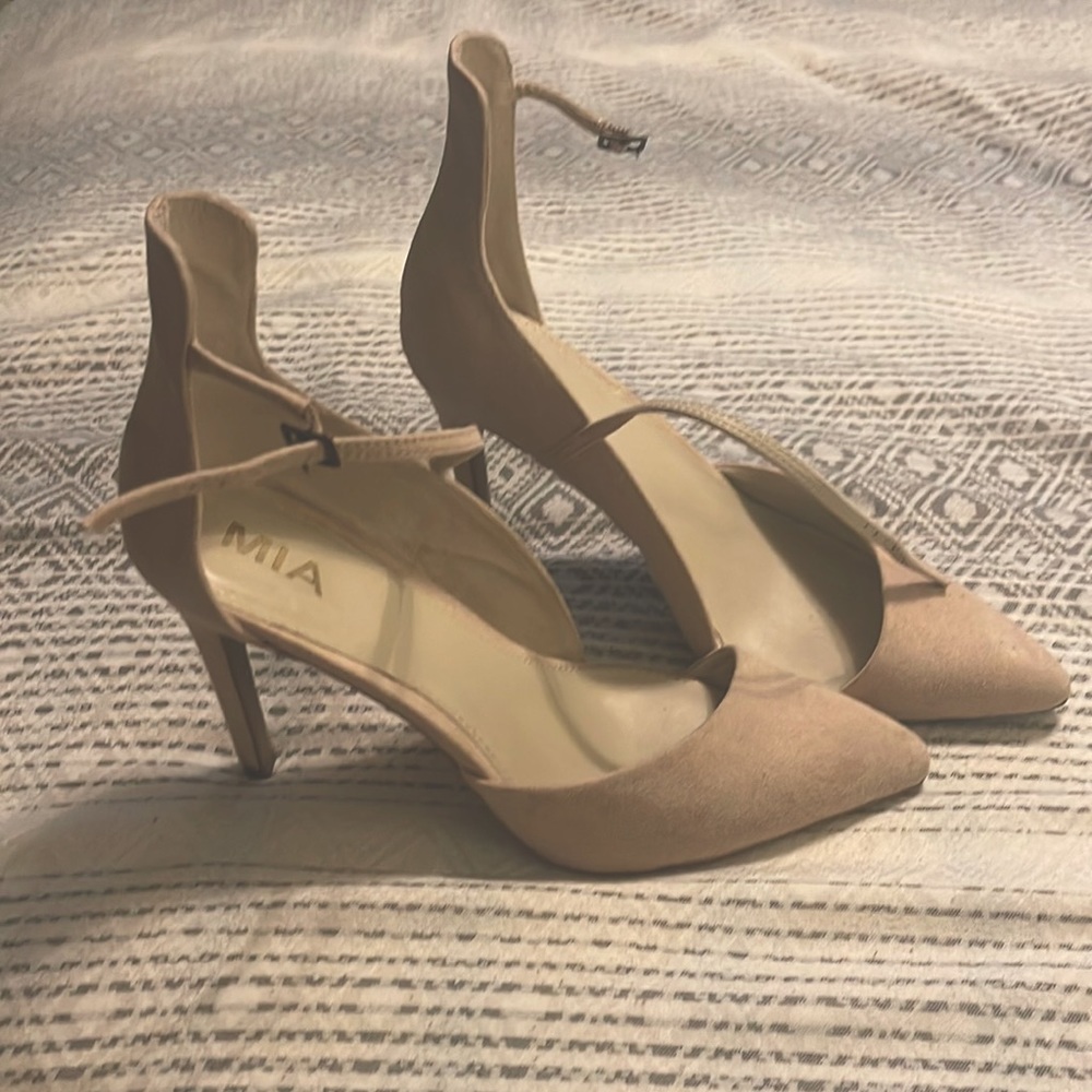 Suede Heels